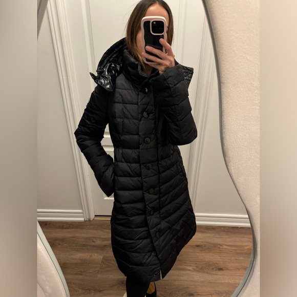 Moncler Bell Sleeve Quilted Down Coat - Picture 3 of 12